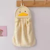 Towel 1Pcs Soft Korean Style Hand Cartoon Pig Quick Dry Embroidery Handkerchief For Household Wall Mounted Kitchen Supplies