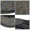 Casquettes Botvela 100% laine casquette de lierre casquettes plates à chevrons Tweed Scally chapeau Bunnet Paddy Dai coupe-fromage casquette de gavroche chapeaux de conduite