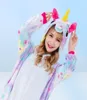 Costume da unicorno stellato da donna039s Pigiama intero Kigurumi Tute con cappuccio Costumi di Halloween per adulti7741777