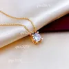 Designer ketting vrouwen mannen gouden diamanten ketting sieraden Sier Rose high-end roestvrijstalen sieraden liefde liefhebbers aangepaste hanger kettingen