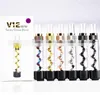 MINI twisty glass V12 Dry Herb pipe Twist Smoking Kits Smoking Pipes tube spiral Glass pipe bongs Tool Accessories