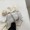 Portafoglio e borsetta da donna Pochette con diamanti diagonali in pelliccia di lusso Mini portafoglio da sera con spalla carina 240106