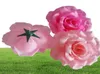 100st 10 cm 20Colors Silk Rose Artificial Flower Heads High Quality Diy Flower for Wedding Wall Arch Bouquet Decoration Flowers1649078