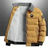 Hiver polaire veste hommes Parkas manteau en vrac solide coupe-vent col de fourrure chaud velours côtelé Parka mode décontracté coupe-vent 240106