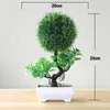 Decorative Flowers Green Artificial Plant Bonsai Small Tree Grass Flower Potted Halloween Wedding Christmas Party Home Office Decoration