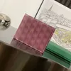 Portafogli firmati 10A Porta carte di lusso Portamonete di qualità specchio Porta carte da uomo in vera pelle con patta corta Portafoglio da donna Portafoglio verde Borsa pieghevole con chiave Tasca