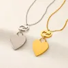 Design de mode coeur boucles d'oreilles collier femmes ensembles de bijoux charme goujon style mignon en acier inoxydable or argent plaqué fille cadeau lettres logo