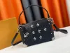 mirror quality trunk box Luxury bags mens Clutch Vintage Crossbody Shoulder Genuine Leather handbags Hobo summer Evening Bags