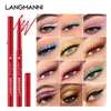 12 stks/doos Waterproof Eyeliner Gelpotlood Kleurrijke Liggende Zijderupspen Zacht Gemakkelijk te dragen Pigment Matte Eyeliner Kit Glanzende Make-upset 240106