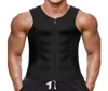 Männer Taille Trainer Weste für Neopren Korsett Körper Bauch Shaper Zipper Shapewear Sauna Schlankheits Hemd263D1536712