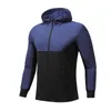 LU Plel of Fluff Giacca sportiva con cappuccio da uomo Maglione da allenamento per corsa fitness all'aperto Giacca da arrampicata calda e antivento