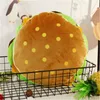 Kreatives Burger-Plüschtier, weich gepolstertes Plüschkissen, süßes Hamburger-Kissen, Junge, Mädchen, Geburtstagsgeschenk, 3050 cm, WJ292 240105