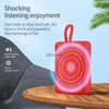 Tragbare Lautsprecher Hoco Tragbare Mini-Bluetooth 5.0-Lautsprecher Outdoor Ture Wireless 3D-Stereo-Musik-Audio-Soundbox-Unterstützung FM/TF-HiFi-Lautsprecher YQ240106