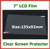 100st Universal 7 tum LCD -skärmskyddsvakt Film inte fullskärmstorlek 155x92mm för GPS -surfplatta PC -kamera1862721