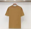 디자이너 티셔츠 여름 짧은 소매 대형 화려한 글자 자수 티셔츠 남자 tshirt tee 여자 남성 옷