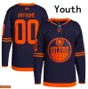 Edmonton Uomo Donna Youth Oilers Maglie da hockey 55 Dylan Holloway 18 Zach Hyman 91 Evander Kane 13 Jesse Puljujarvi 56 Kailer Yamamoto 22 Tys