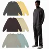 Autumn and Winter Thin American Retro Street Hip-hop Hoodless Round Neck Sweater 2024 New Hot Models Men's Tops High Quality Clothing Cotton Pullover