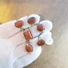 Bandringar 1pc Random Style Natural Stone Rings Mix and Match Bohemian Retro Crystal Women's Ring Finger Rings Party Wedding Jewelry Giftl240105