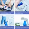 Other Health Appliances Handheld Garment and Fabric Steam Iron Foldable Quick Heat Clothes Hand Steamer 3 Speeds Fabric Wrinkle Remover with 3 Brushes J240106