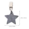 Table Mats 6pcs Star Shaped Tablecloth Weights Pendants With Clip For Picnic