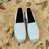 Womans loafer shoes plimsolls 100% real leather designer Lambskin Summer spring Cassandre Women canvas shoes luxury comfortable casual Fashion