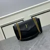 Designer-Abendtasche, schwarz, berühmte Damen-Designer-Schultertaschen, Umhängetasche, luxuriöse Abendtaschen, modische Ledertasche, schwarze Damen-Kettenhandtasche