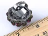 Bandringen Cocktailcluster Amethist Crystal Rhinestone Disco Ball Ring Apparable240105