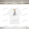 Xinxinbuy 2024 Mannen Designer T-shirt Tool Patroon Borduren Ronde Hals Korte Mouw Katoen Vrouwen Zwart Wit S-XL