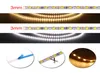 Striscia LED SMD 2025 larghezza stretta 3mm DC 12V Super luminosa 168 ledsm Striscia flessibile Lampada LED Illuminazione pubblicitaria 5mRoll2674837