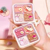 4 Color Peach Blush Palette Korean Makup Cosmetics Blush Highlight Trim Powder All-In-One Palette Creat Natural Nude Makeup 240106