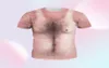 Модная хип -хоп 3D футболка мужчина женская футболка смешная припечатка для волос на груди