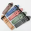 MAIKES Handmade Quality Vintage Bridle Leather Watch Strap 22mm 24mm Accessories Watchband 6 Color Available Band 240106