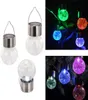 LED Solar Light Lamps hang Led ball 7 colour changing Garden Lights Outdoor Landscape Lawn Lamp Solar Wall Lamps7511272