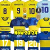 الذكرى السنوية Cavani 2023 2024 Boca Juniors Soccer Jerseys Barco Advincula Men Kids Camisa de Futebol 23 24 Football Shirt Tevez Carlitos Marcos Rojo Benedetto