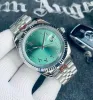 St9 aço notícias masculino dia-data relógios bebê azul dial nova mecânica automática 41mm vidro de safira inoxidável relógio masculino