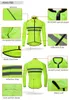 Wosawe Men Cycling Windbreaker MTB Rower Long Sleeve Fat Wodoodporny sportowy sportowy rower Jersey Rower Cylling 240105