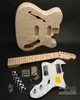 Anpassad 72 Te Electric Guitar för Kit DIY Oavslutat gitarrpaket med Semi Hollow Body 6252871