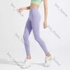 Femmes Leggings Designers Pantalons de yoga Luluemens Taille haute 32 couleurs Sports Gym Wear Legging Classic Luxurys Elastic Fitness Lady Collants sexy 849