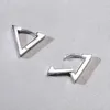 Studörhängen Dainty Small Simple For Triangle Geometric Jewelry Women Punk Stainless Steel Minimalist