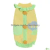 Abbigliamento per cani Abbigliamento Dolcevita invernale caldo Teddy Pomerania rispetto all'orso Piccolo comfort Consegna a domicilio Forniture per animali da giardino Dhm3A