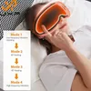 JXP Compress Eye Massage with Heat Vibration Sleep Mask Air Pressure Blackout 3D 3 In 1 Charger Dry Eye Massager Instrument 240106