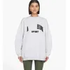 "Stylish Women's Designer Sweatshirt: Classic Letter Embroidery Pullover with Cozy Fleece Lining, Long Sleeves, and Hoodie - Perfect for Everyday Comfort"