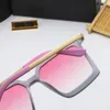 2024 New Fashionable Large Frame Square Color Film Sunglasses Male and Female Couple Sunglasses Driving Slim Sunglasses