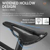 West Biking Carbon 3D Printed Bike Saddle Ultralight Bike Saddle男性向けの通気性女性トライアスロンロードMTBマウンテンバイクシート240105