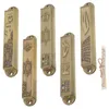 Curtain 5pcs metal błogosławieństwo mezuzah frontowe brama religijna