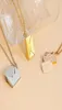 Kedjor kuvertlåshalsband med rostfritt stål guld silver färg älskar ditt hemliga meddelande hänge för mor039s dag gåva4887031