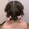 Akcesoria do włosów 10pcs Dziewczęta Mini wstążka Bowknot Spinki do włosów urocze dzieci Mesh ręcznie robiony kurek klipowy Korea Dzieciak