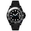 Hochwertige Uhren -Designer -Armbanduhren Herren Uhren Luxus Automatisch Carbon Black Sapphire Black Diamond Film Hülle mit leuchtend wasserdichtem Sport Luxus