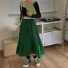 Юбки в Корейском стиле, модные женские повседневные сексуальные офисные женские леопардовые складные юбки для девочек, черные длинные плиссированные юбки