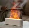 Humidificateurs Le plus récent diffuseur d'arôme de flamme RVB humidificateur USB bureau Simation lumière aromathérapie purificateur d'air pour chambre à coucher avec goutte Deli Otsjw